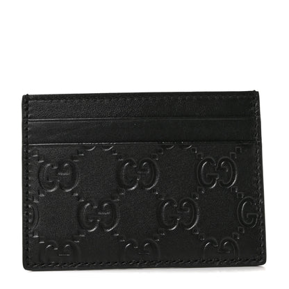 Gucci Guccissima Card Holder Black 1 of 8