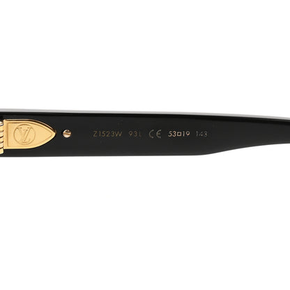 Louis Vuitton Acetate My Monogram Square Sunglasses Z1523W Black 6 of 7