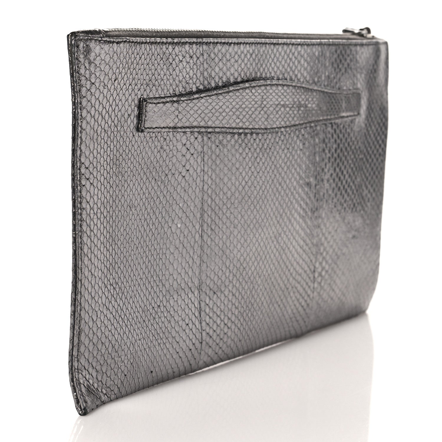 Prada Ayers Pouch Clutch Cromo 3 of 7