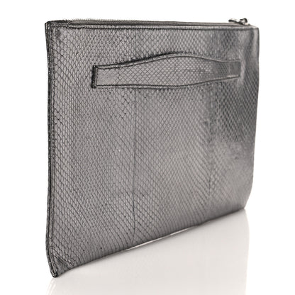 Prada Ayers Pouch Clutch Cromo 3 of 7