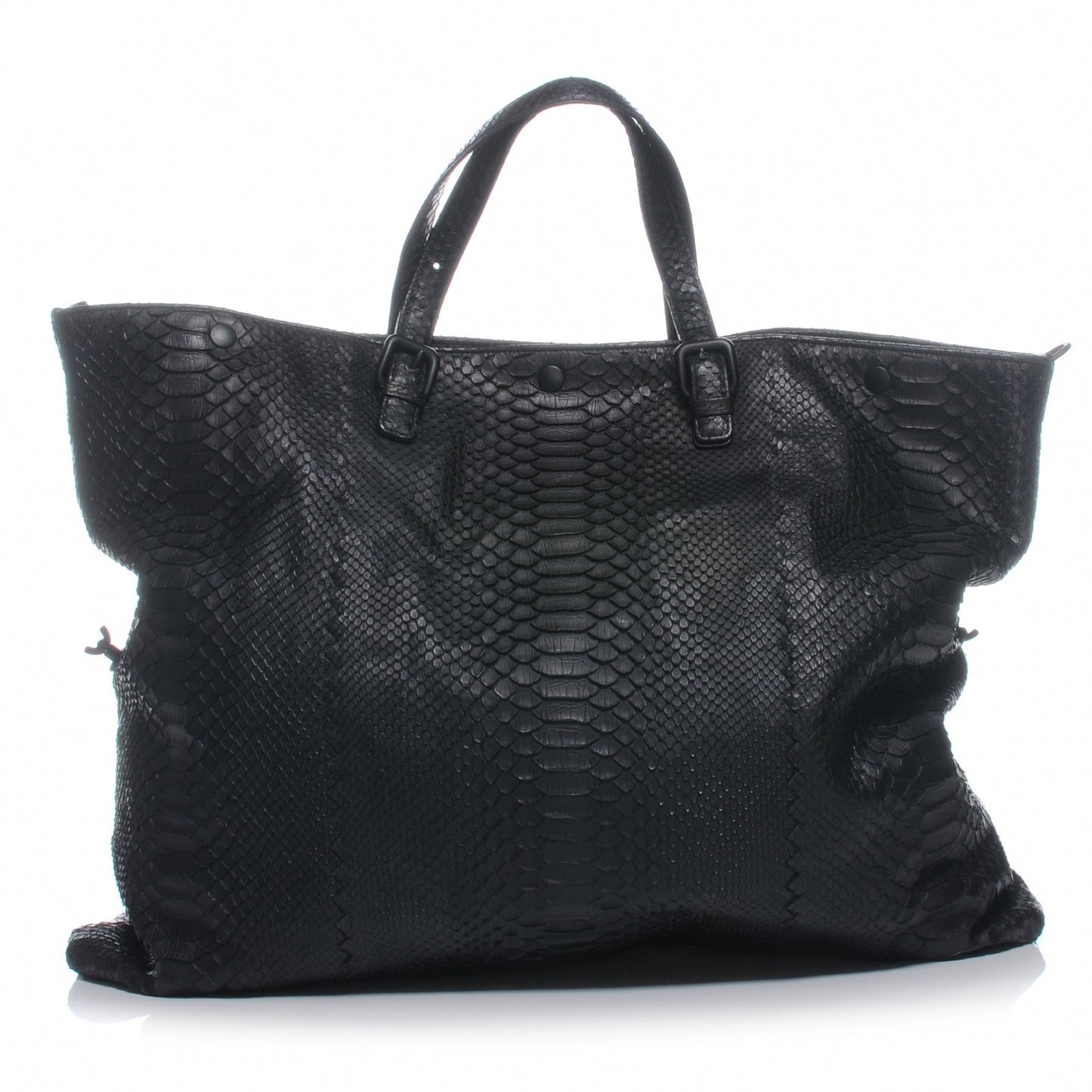 Python Convertible Tote Bag Black