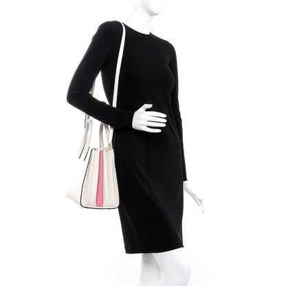 Prada Saffiano City Calf Bibliotheque Bag White Begonia 2 of 11