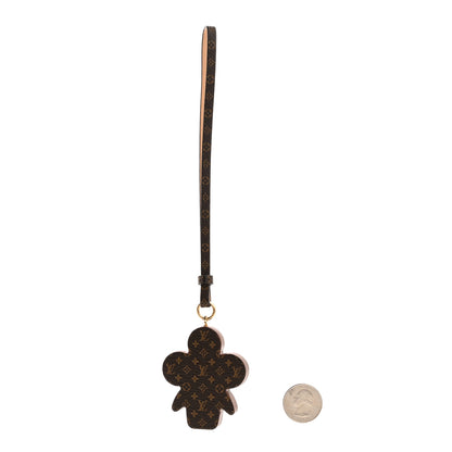 Louis Vuitton Monogram Vivienne Xmas Bag Charm Key Holder Brown 2 of 4