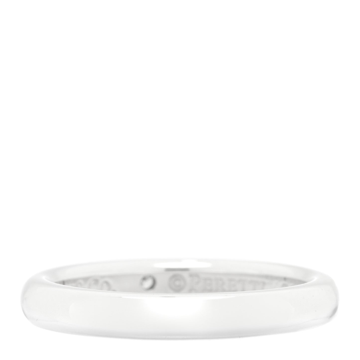 Sterling Silver Diamond Elsa Peretti Band Ring 47 4