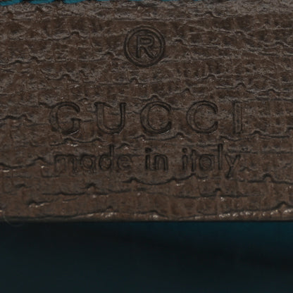 Gucci GG Supreme Monogram Textured Dollar Calfskin Web Small Ophidia Dome Shoulder Bag Beige Ebony New Acero 6 of 12