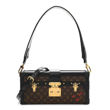 Louis Vuitton Monogram Petite Malle East West Black 1 of 9