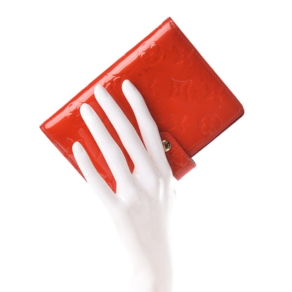 Louis Vuitton Vernis Small Ring Agenda Cover Red 2 of 14