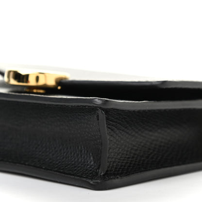 Fendi Vitello Cruise F is Fendi Geometric Flap Wallet on Chain Black 8 of 8