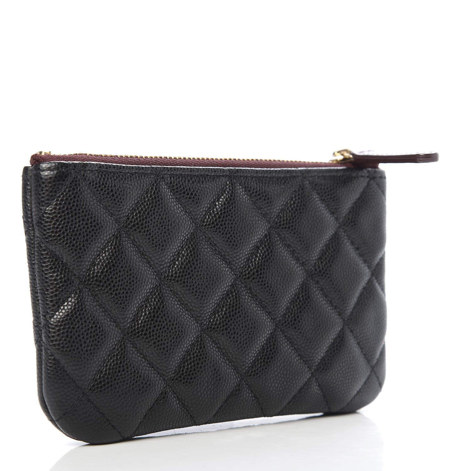 Chanel Caviar Quilted Small Cosmetic Case Black 3 of 8