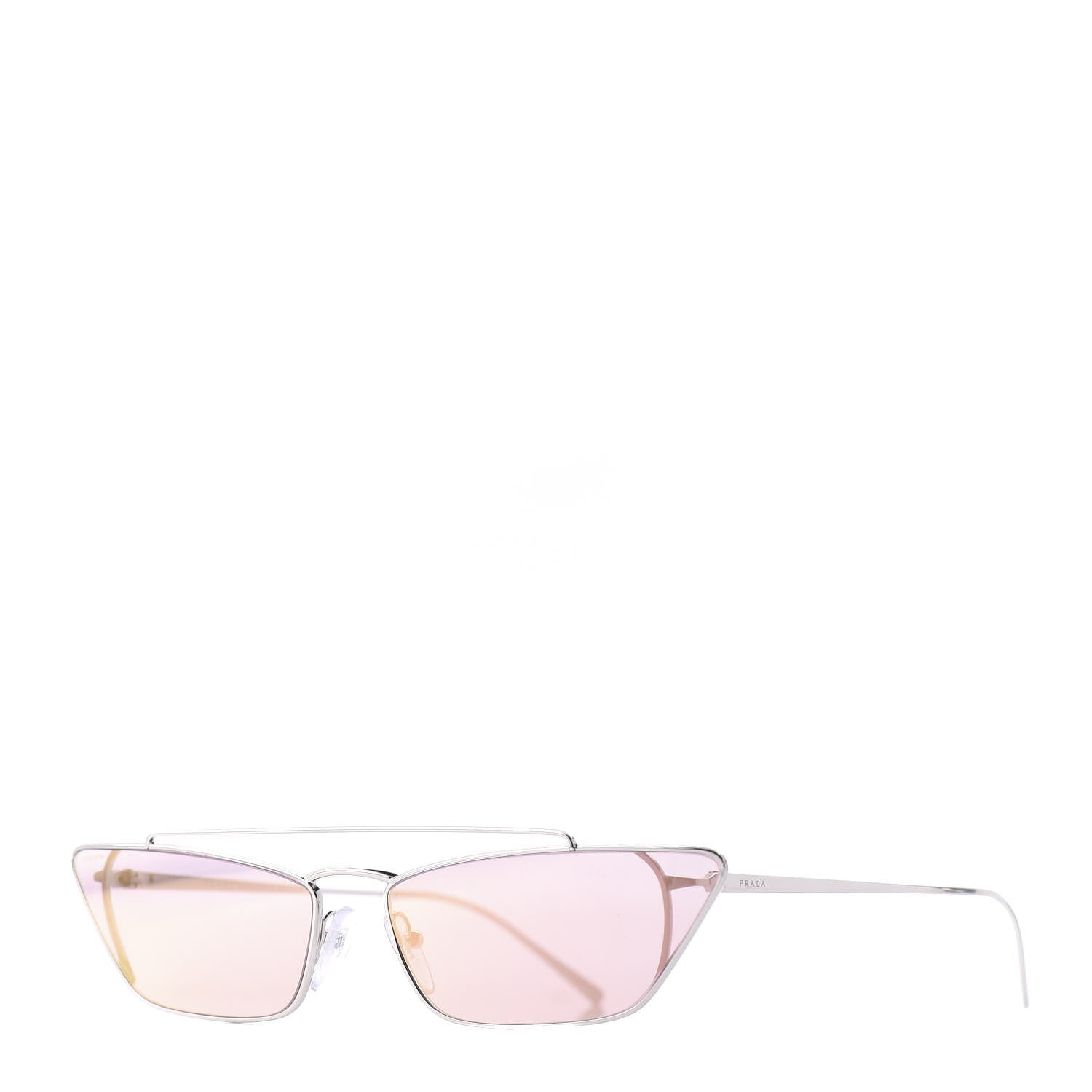 Prada Cat Eye Sunglasses SPR 64U Pink 1 of 9