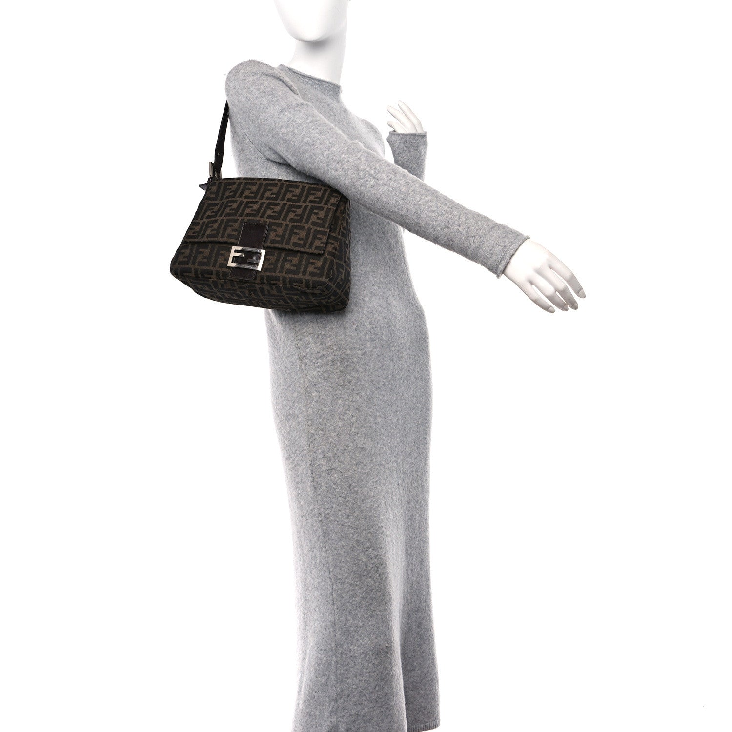 Fendi Zucca Mama Baguette Tobacco 2 of 10