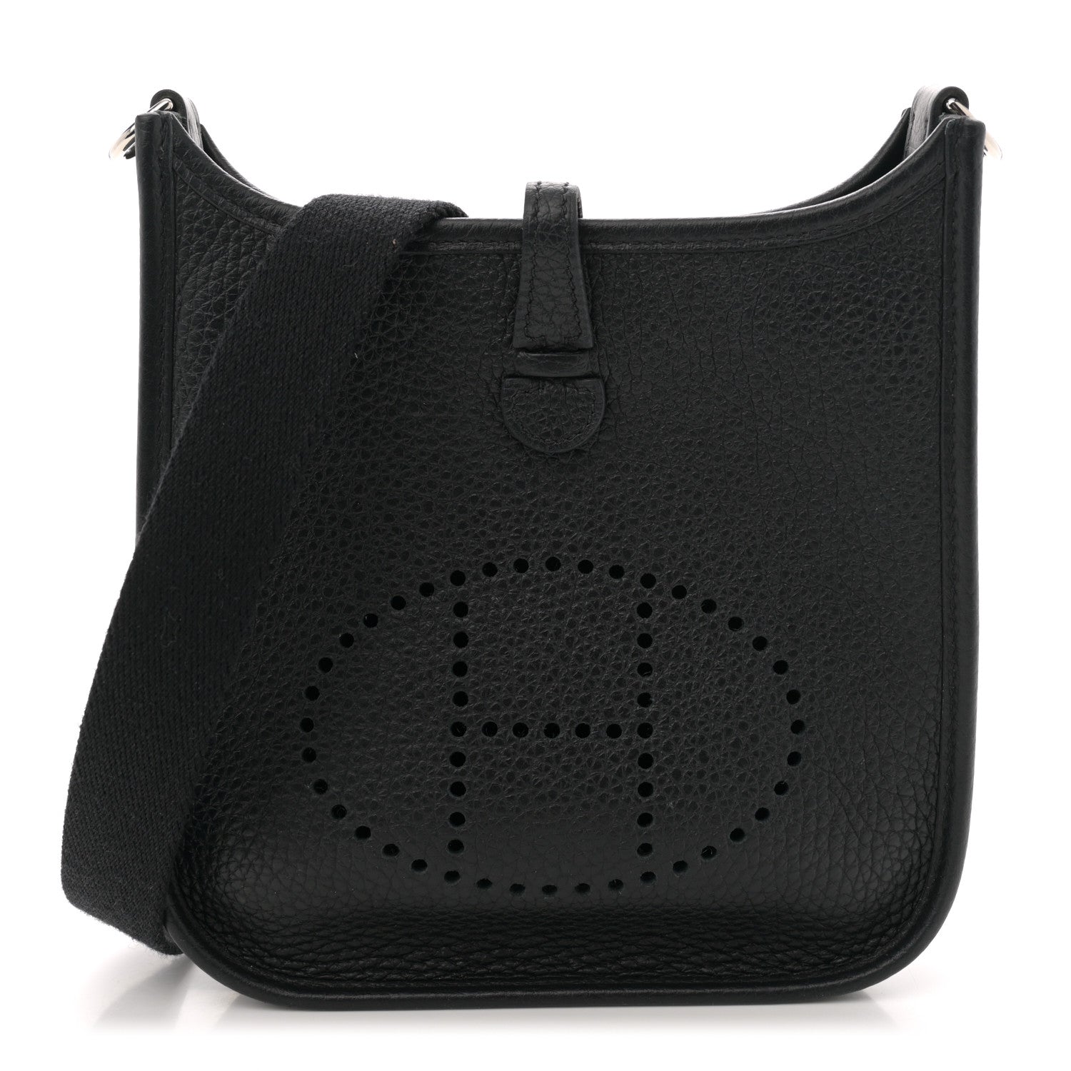 Hermes Taurillon Clemence Evelyne TPM Black 1 of 10