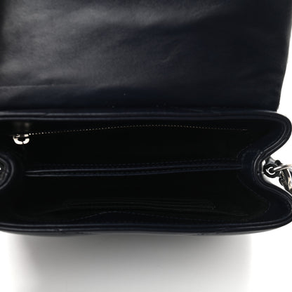 Saint Laurent Calfskin Y Quilted Monogram Toy Loulou Crossbody Bag Black 5 of 9
