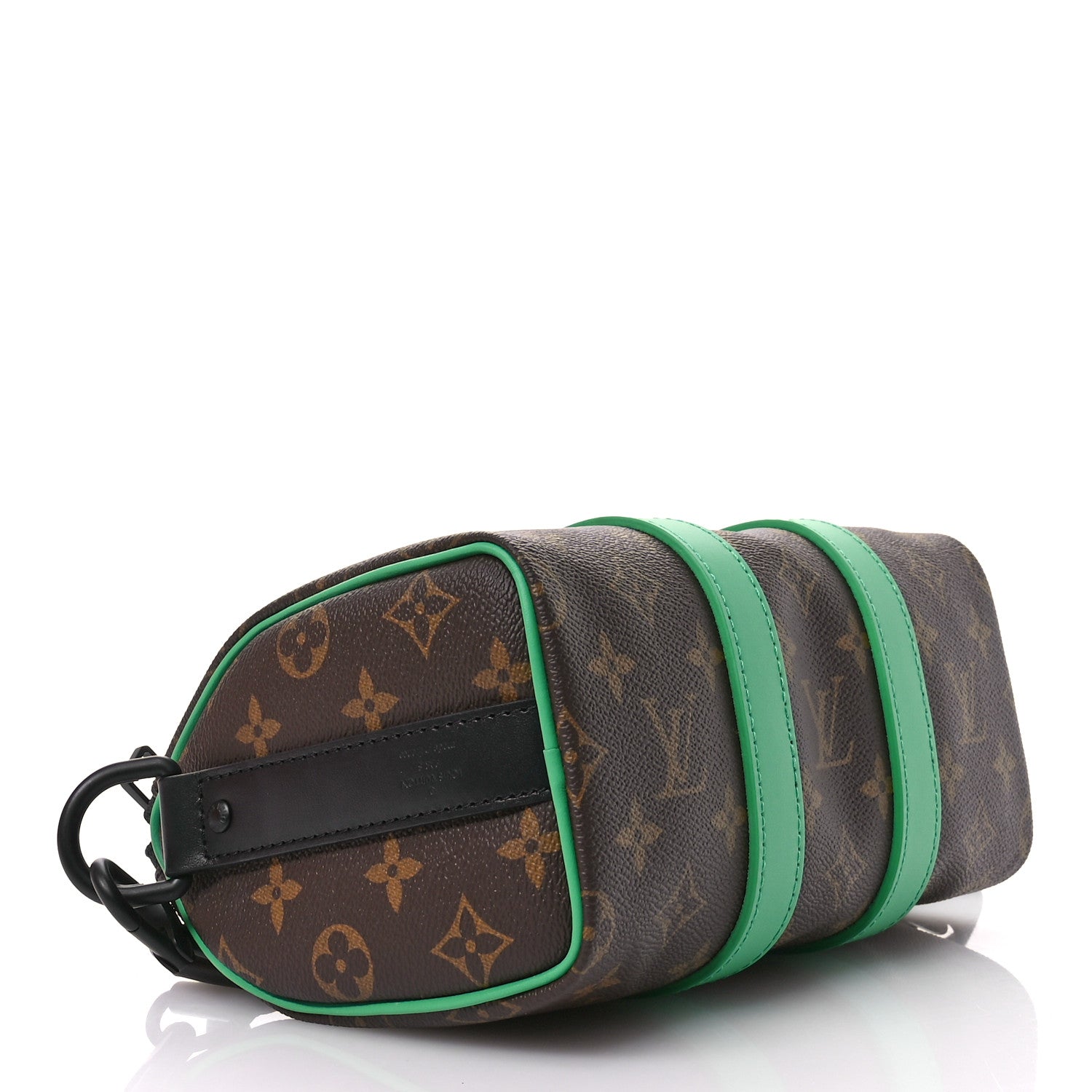 Louis Vuitton Monogram Macassar Keepall Bandouliere 25 Minty Green 4 of 10