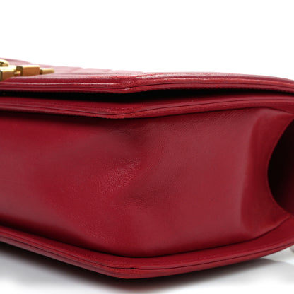 Chanel Lambskin Quilted Medium Boy Flap Red 10 of 12