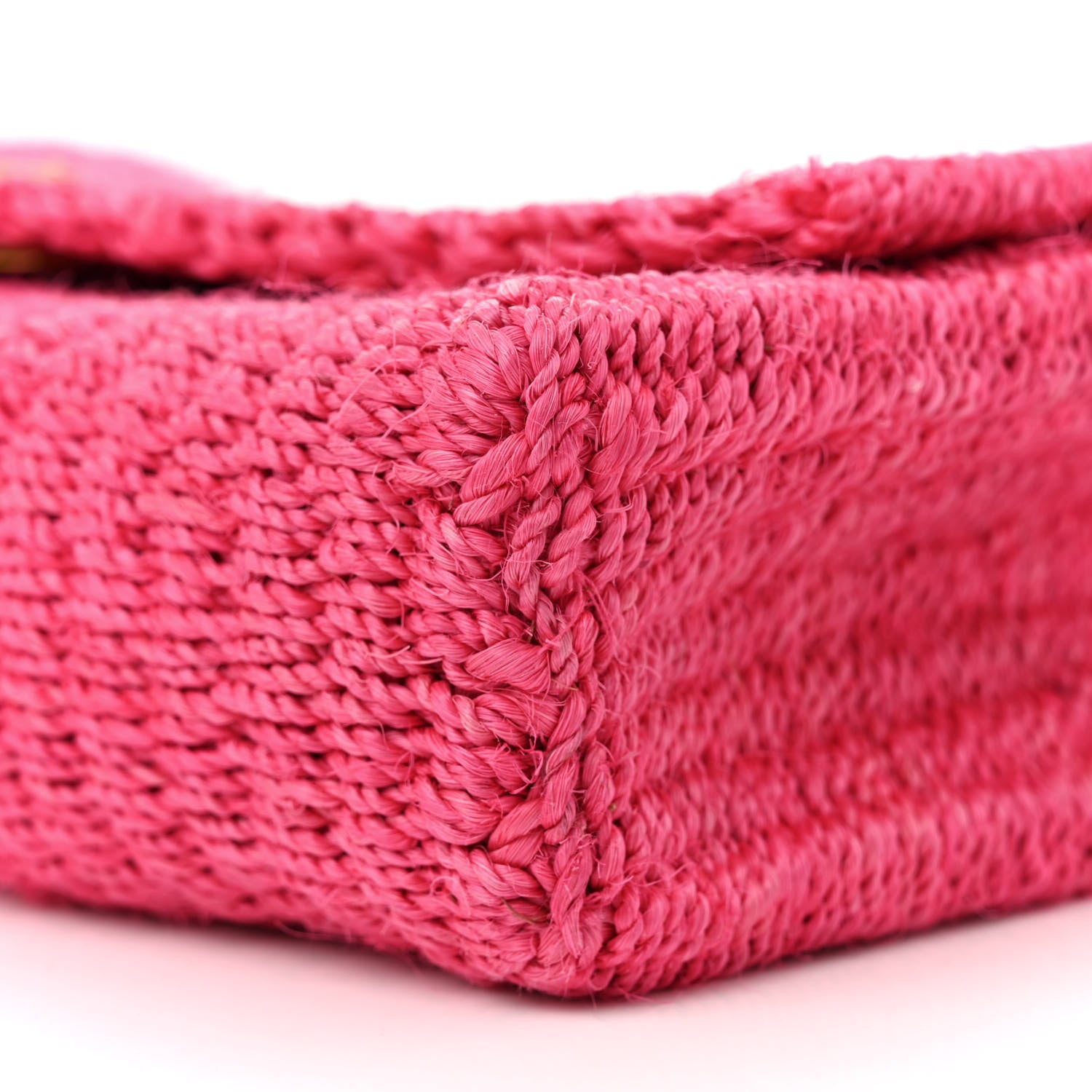 Saint Laurent Raffia Medium Monogram Kate Satchel Pink Glow 10 of 11