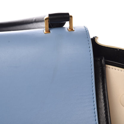 Celine Smooth Calfskin Large Tri-Color Trapeze Blue Lavender 9 of 13