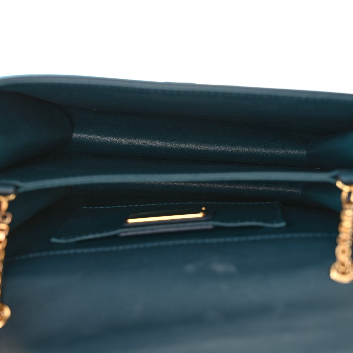 Salvatore Ferragamo Calfskin Suede Thalia Flap Shoulder Bag Blue 5 of 12