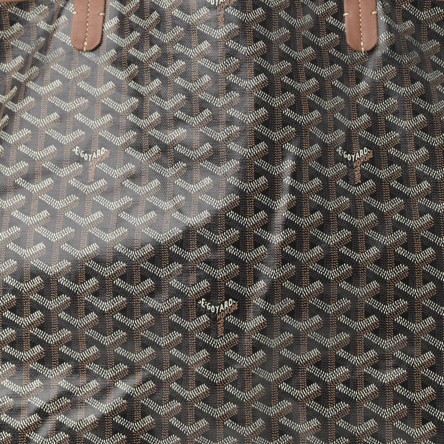 Goyard Goyardine Saint Louis GM Black Gold 9 of 11