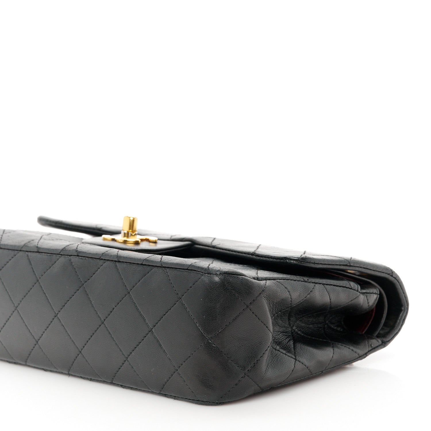 Chanel Lambskin Quilted Small Double Flap Black 12 of 12