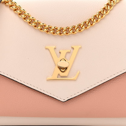 Louis Vuitton Soft Calfskin Mylockme Chain Bag BB Rose Trianon Quartz 7 of 9
