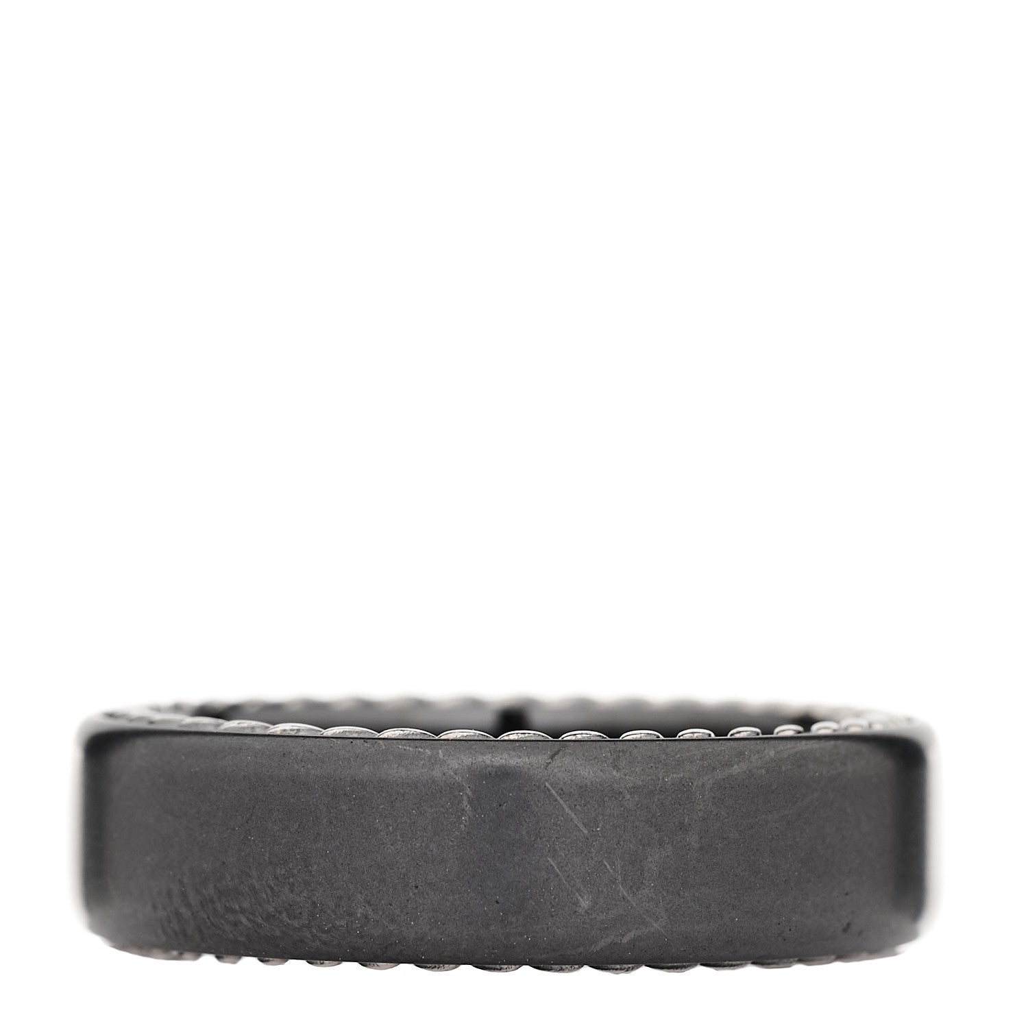 David Yurman Black Titanium Sterling Silver 6mm Streamline Band Ring 57 8 1 of 6