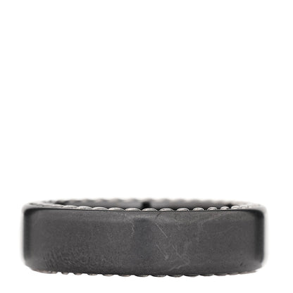 David Yurman Black Titanium Sterling Silver 6mm Streamline Band Ring 57 8 1 of 6
