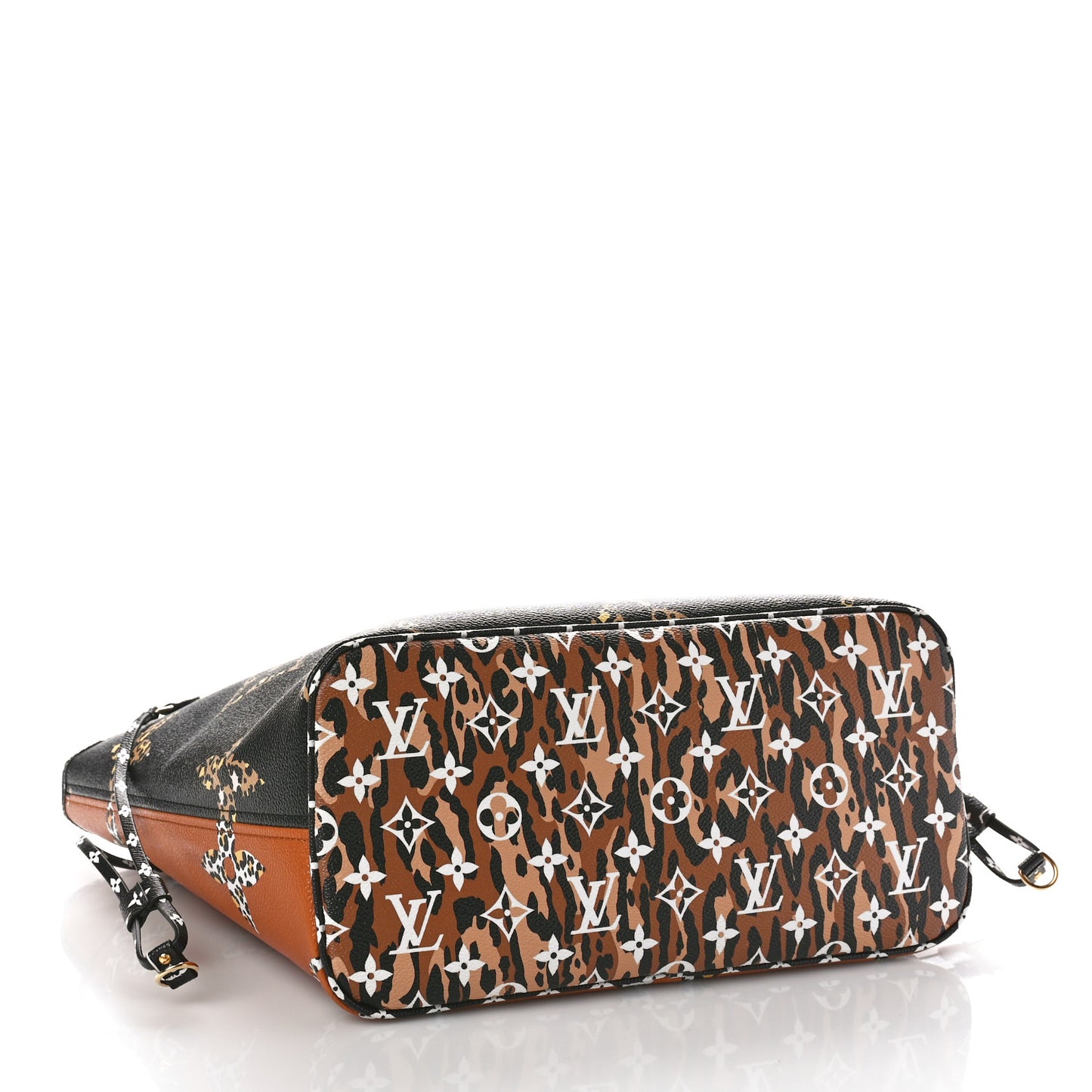 Monogram Giant Jungle Neverfull MM Black