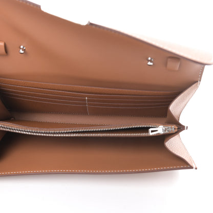Hermes Epsom Constance Long Wallet To Go Gold 5 of 11