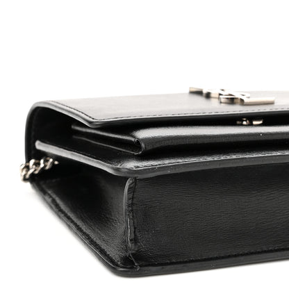 Saint Laurent Calfskin Monogram Sunset Chain Wallet Black 8 of 10