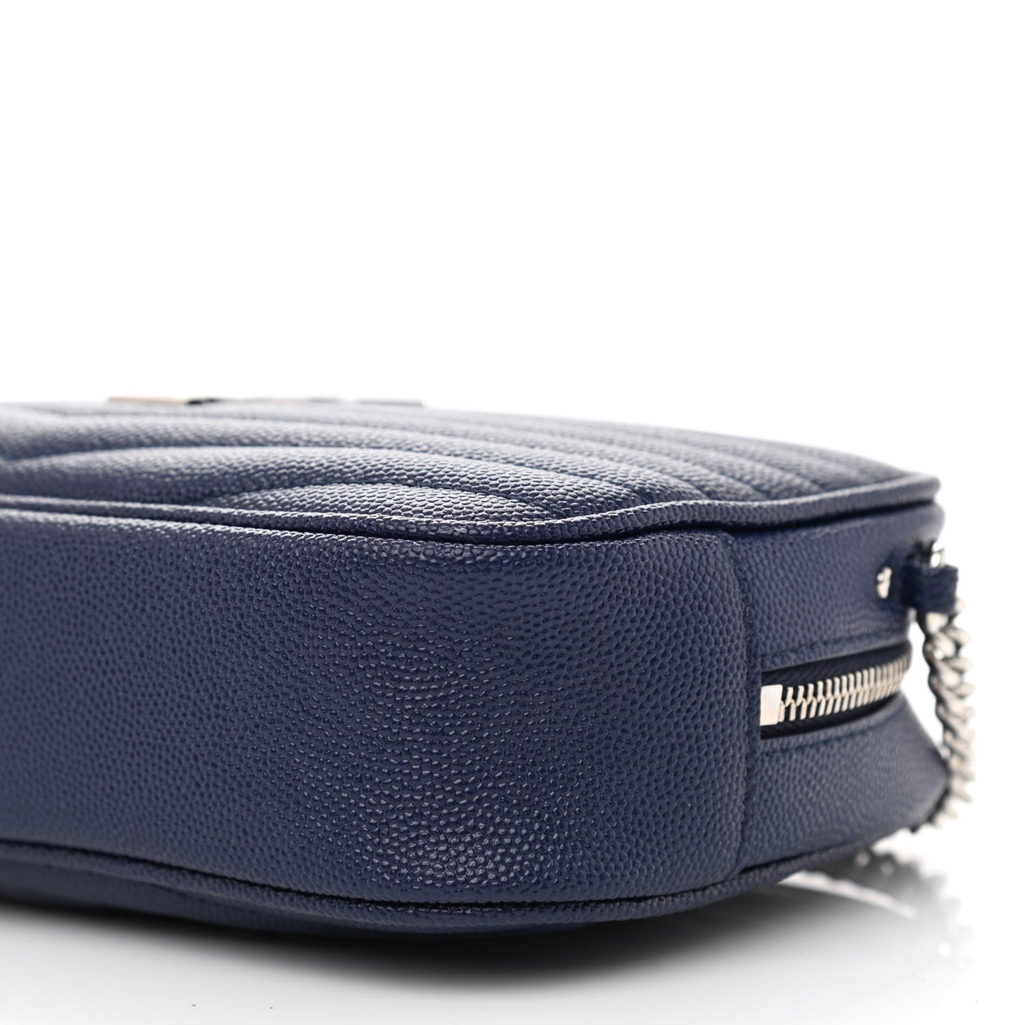 Grain De Poudre Matelasse Monogram Mini Lou Camera Bag Denim