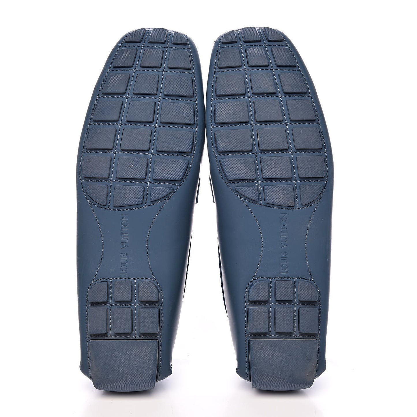 Calfskin Mens Monte Carlo Car Shoe Moccasin Loafers 9.5 Blue