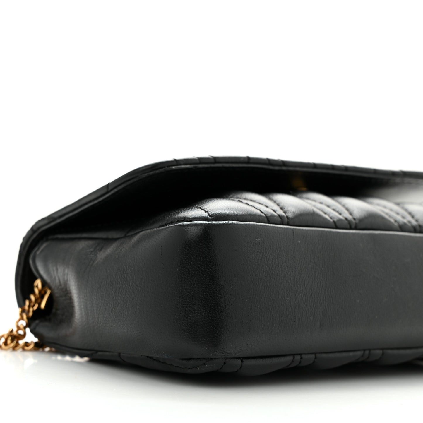 Nappa Quilted Virtus Evening Bag Black
