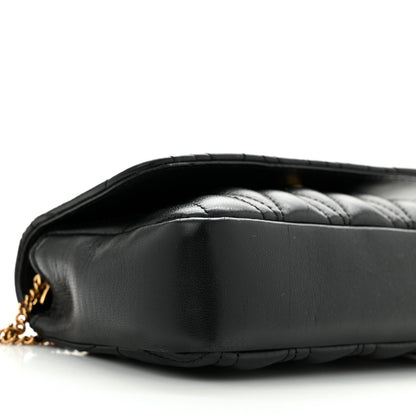 Versace Nappa Quilted Virtus Evening Bag Black 9 of 11