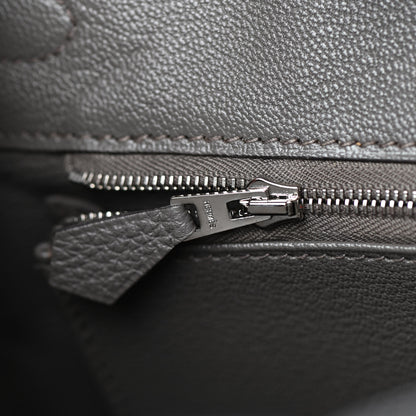 Hermes Togo Birkin 25 Etain 17 of 33