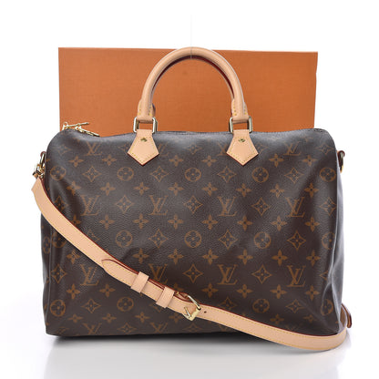Louis Vuitton Monogram Speedy Bandouliere 35 12 of 12