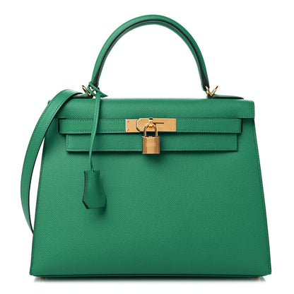 Hermes Epsom Kelly Sellier 28 Vert Jade 1 of 10