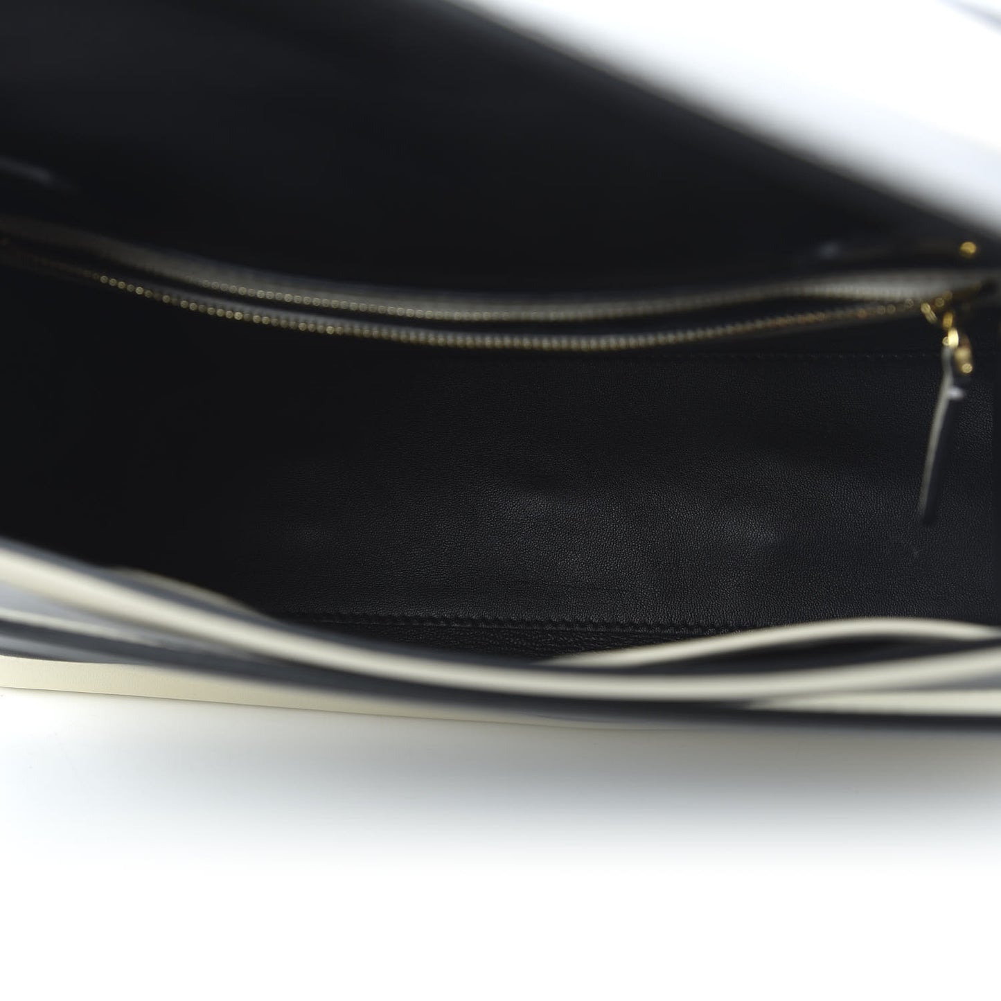 Nappa Striped Medium My Rockstud Frame Bag Black Light Ivory