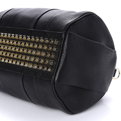 Alexander Wang Pebbled Lambskin Rocco Black Pale Gold Hardware 7 of 9