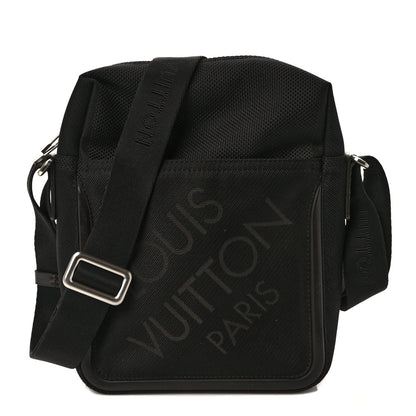 Louis Vuitton Damier Geant Citadin Messenger Black 1 of 8