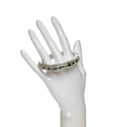 Louis Vuitton Resin Swarovski Pearl Medium Inclusion Bracelet PM Silver 2 of 4