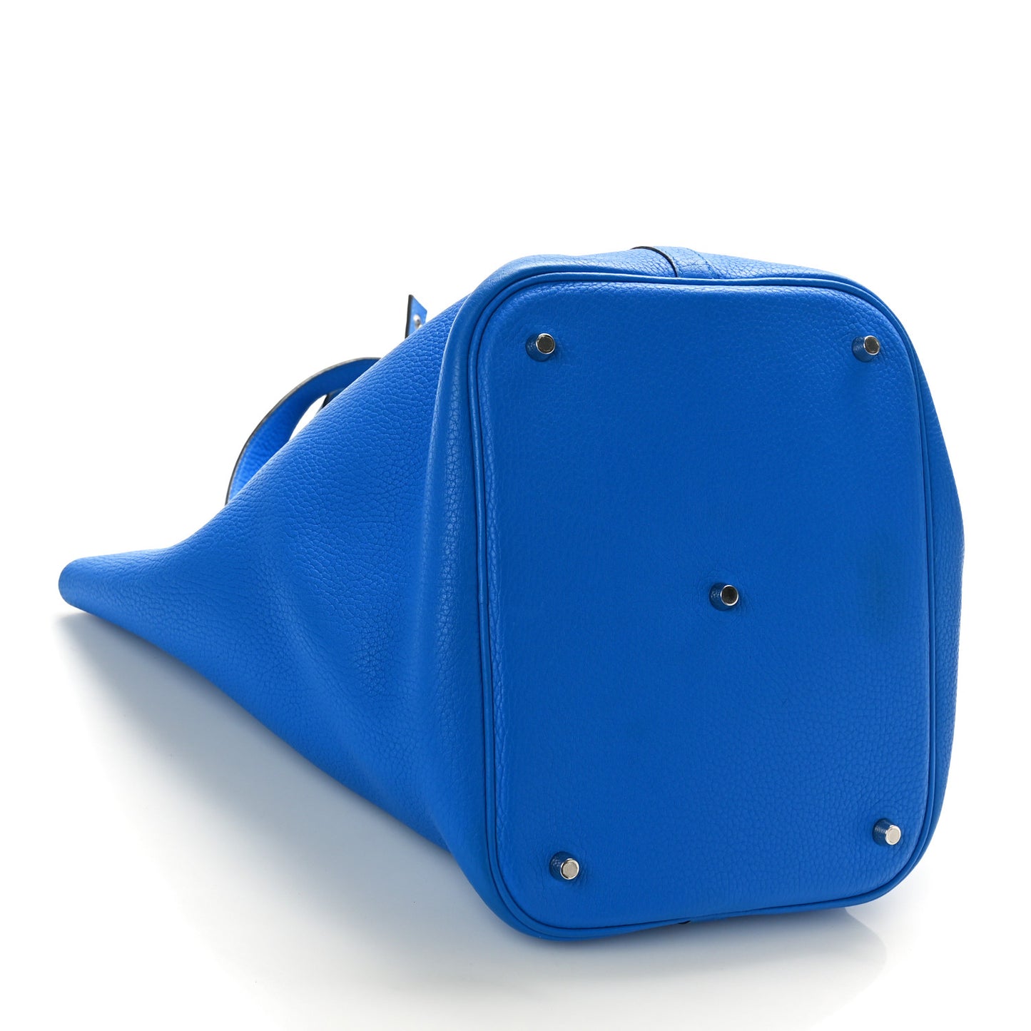 Taurillon Clemence Picotin Lock 26 GM Bleu Hydra