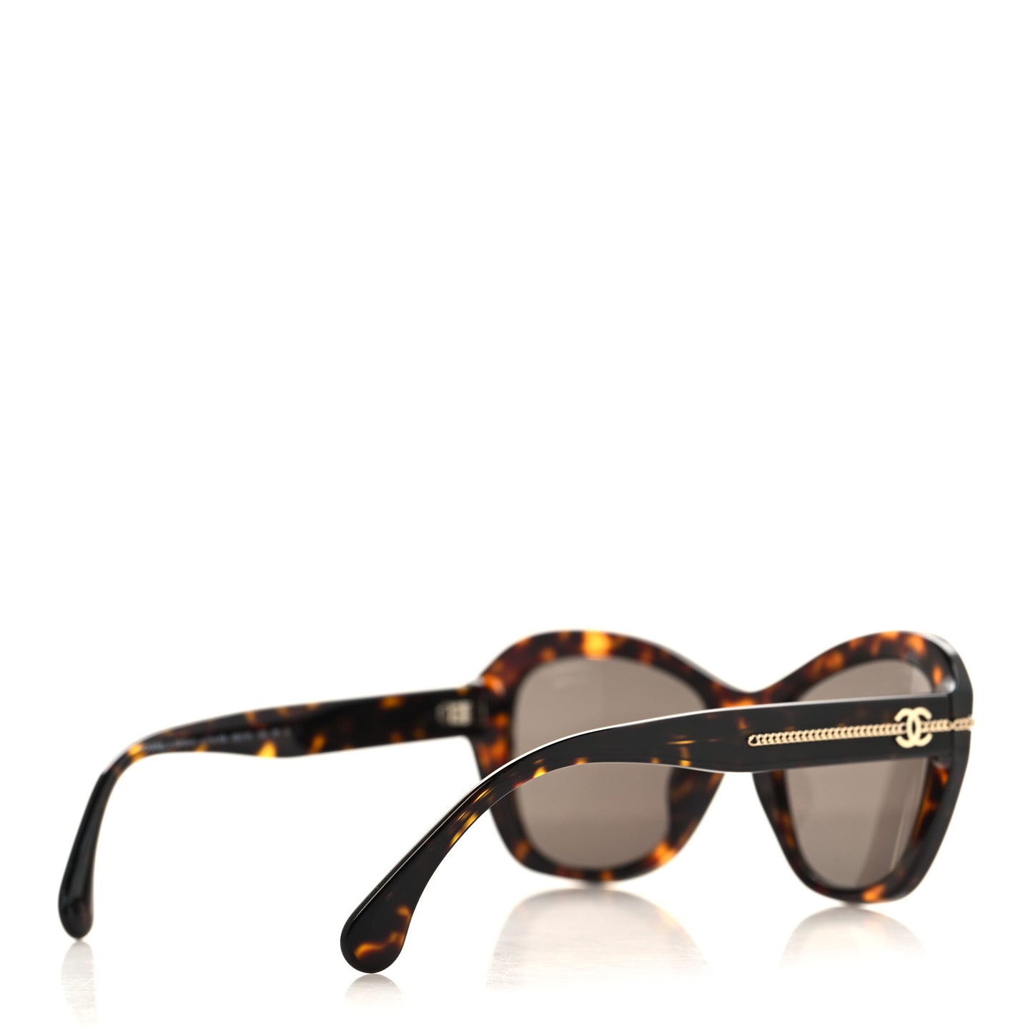 Acetate Polarized CC Butterfly Sunglasses 5510-A Dark Tortoise Dark Tortoise