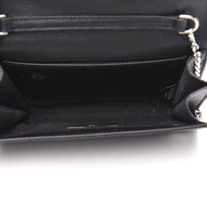 Fendi Vitello Cruise F is Fendi Wallet on Chain Black 5 of 11
