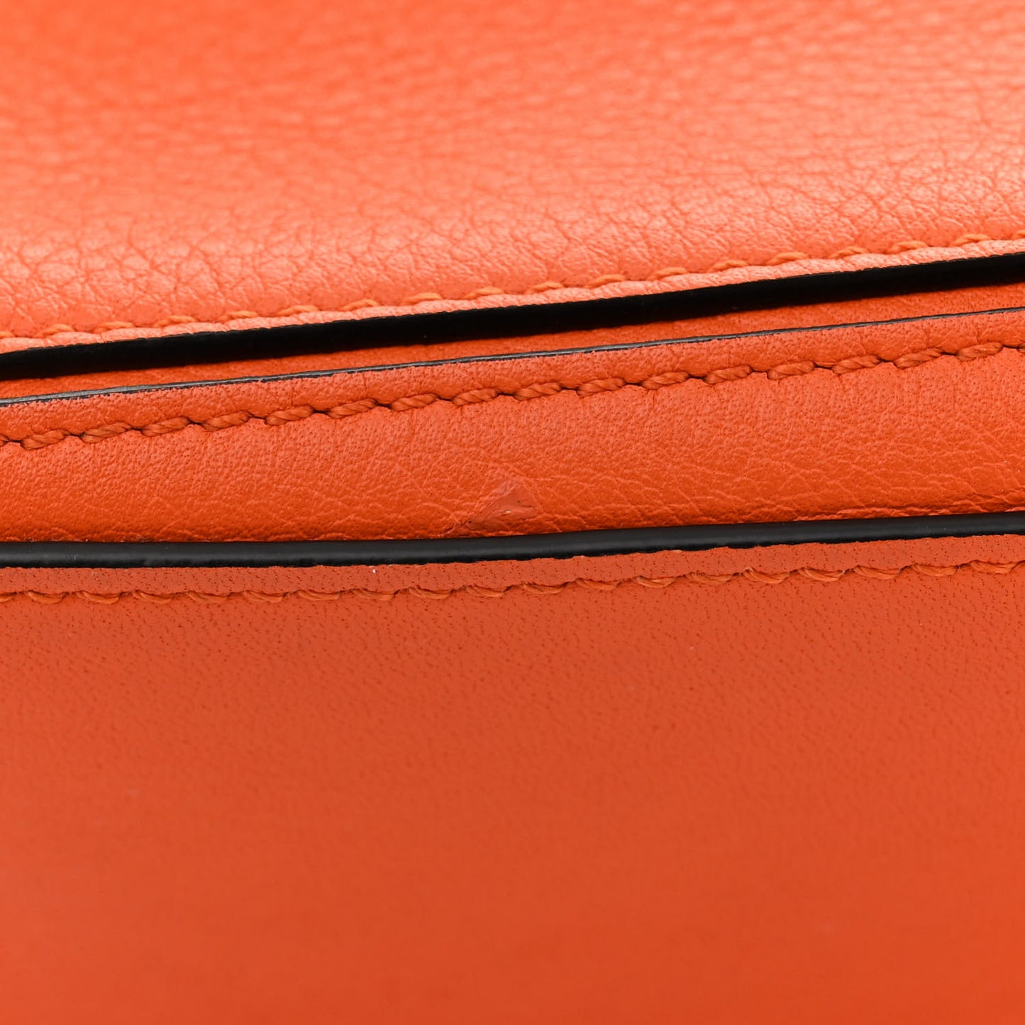 Calfskin Mini Puzzle Bag Orange