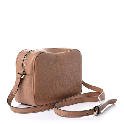 Gucci Pebbled Calfskin Small Soho Disco Bag Camelia 3 of 10