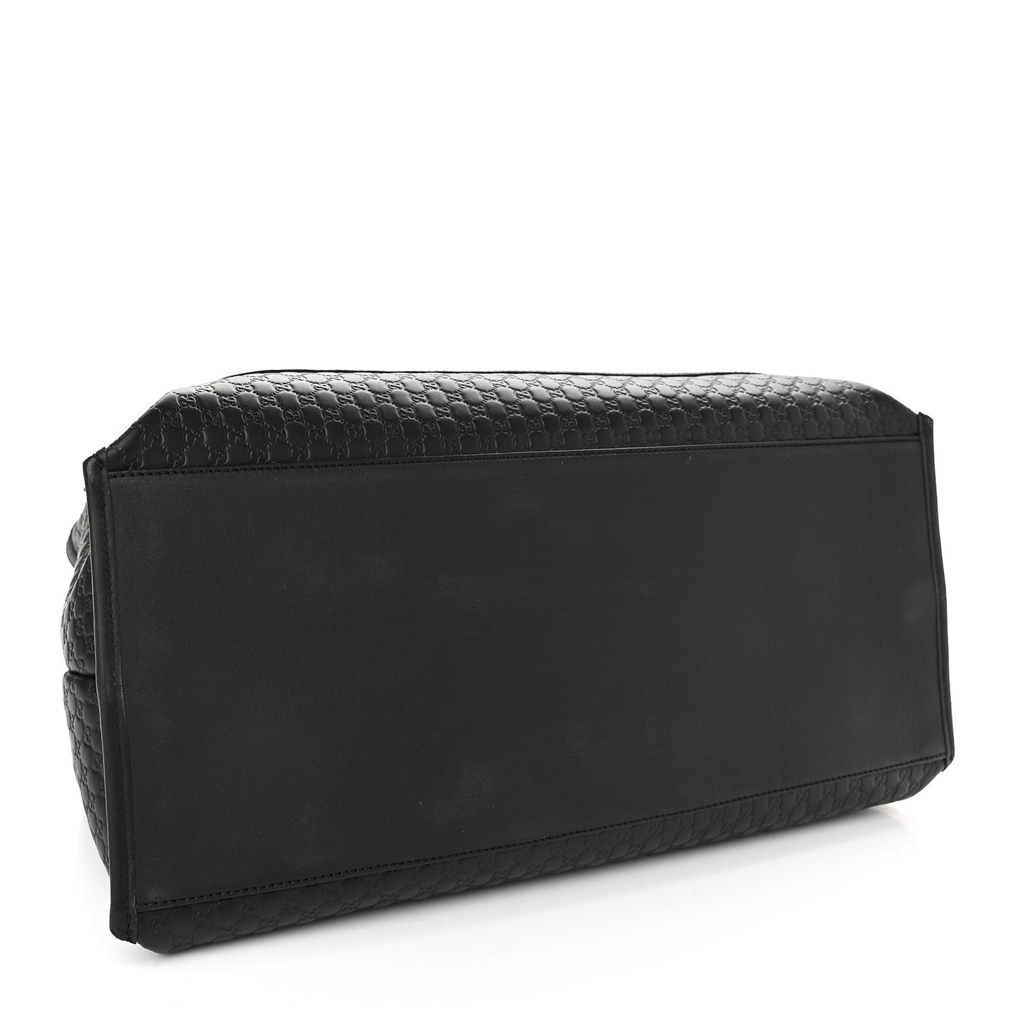 Soft Microguccissima Large Tote Black