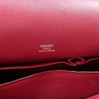 Hermes Taurillon Clemence Jypsiere 34 Rubis 6 of 10