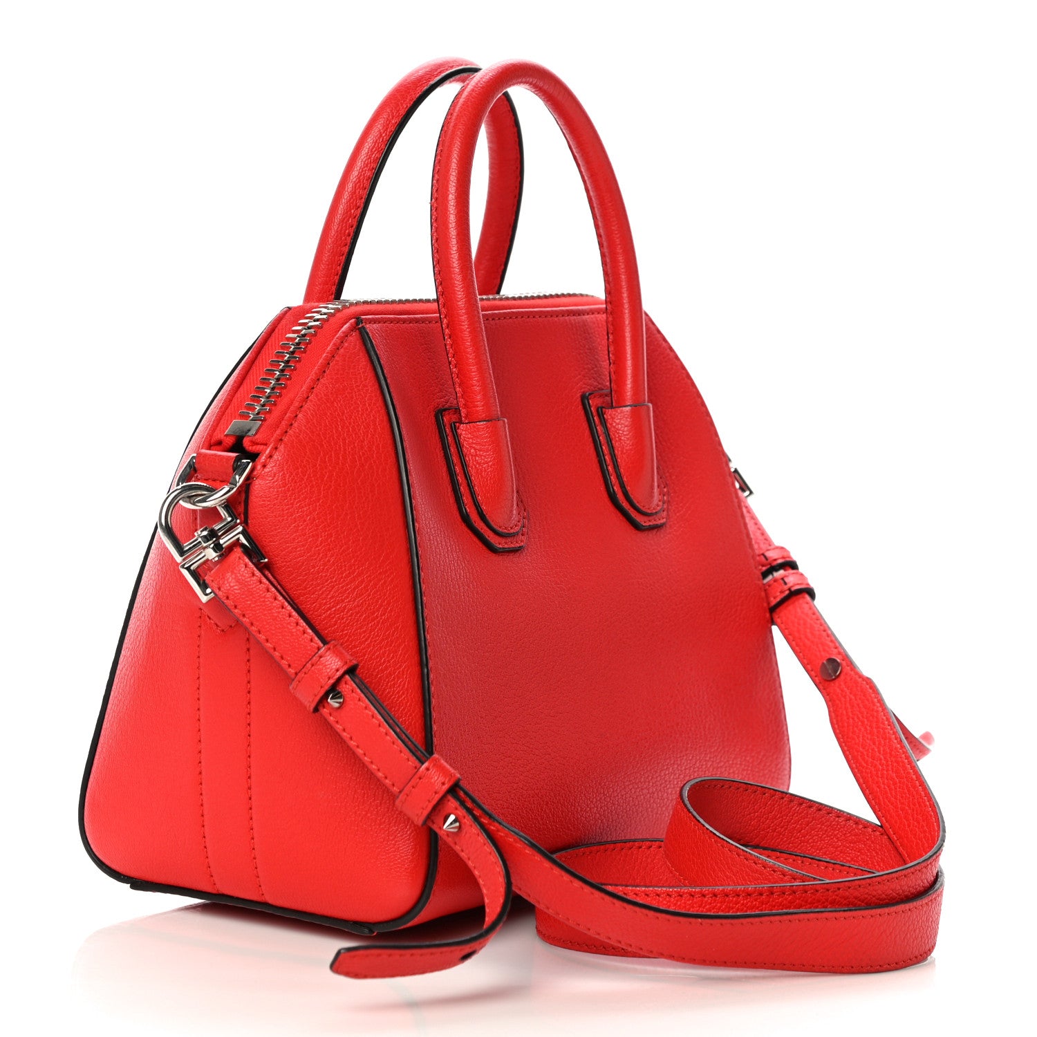 Givenchy Sugar Goatskin Mini Antigona Pop Red 3 of 11