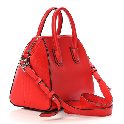 Givenchy Sugar Goatskin Mini Antigona Pop Red 3 of 11